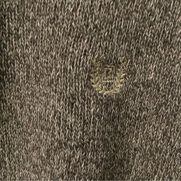 NEW Chaps Button Up Sweater with Elbow Patches - size L - Picture 3 of 6